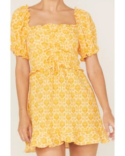 Show Me Your Mumu Women's Sophie Floral Print Mini Dress -Ariat Western Outlet Store 2000368254 702 P3