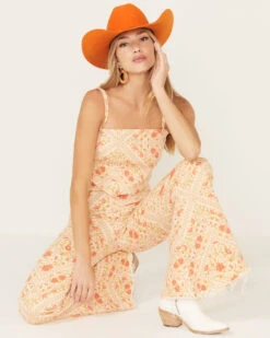 Show Me Your Mumu Women's Paisley Print Handkerchief Top