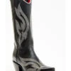 Planet Cowboy Women's Psychedelic Lines On The Highway Leather Western Boot - Snip Toe 