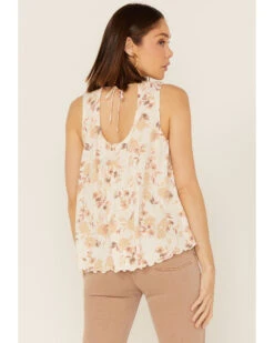 Wild Moss Women's Crochet Studded Yoke Flowy Tank Top -Ariat Western Outlet Store 2000369018 110 P4