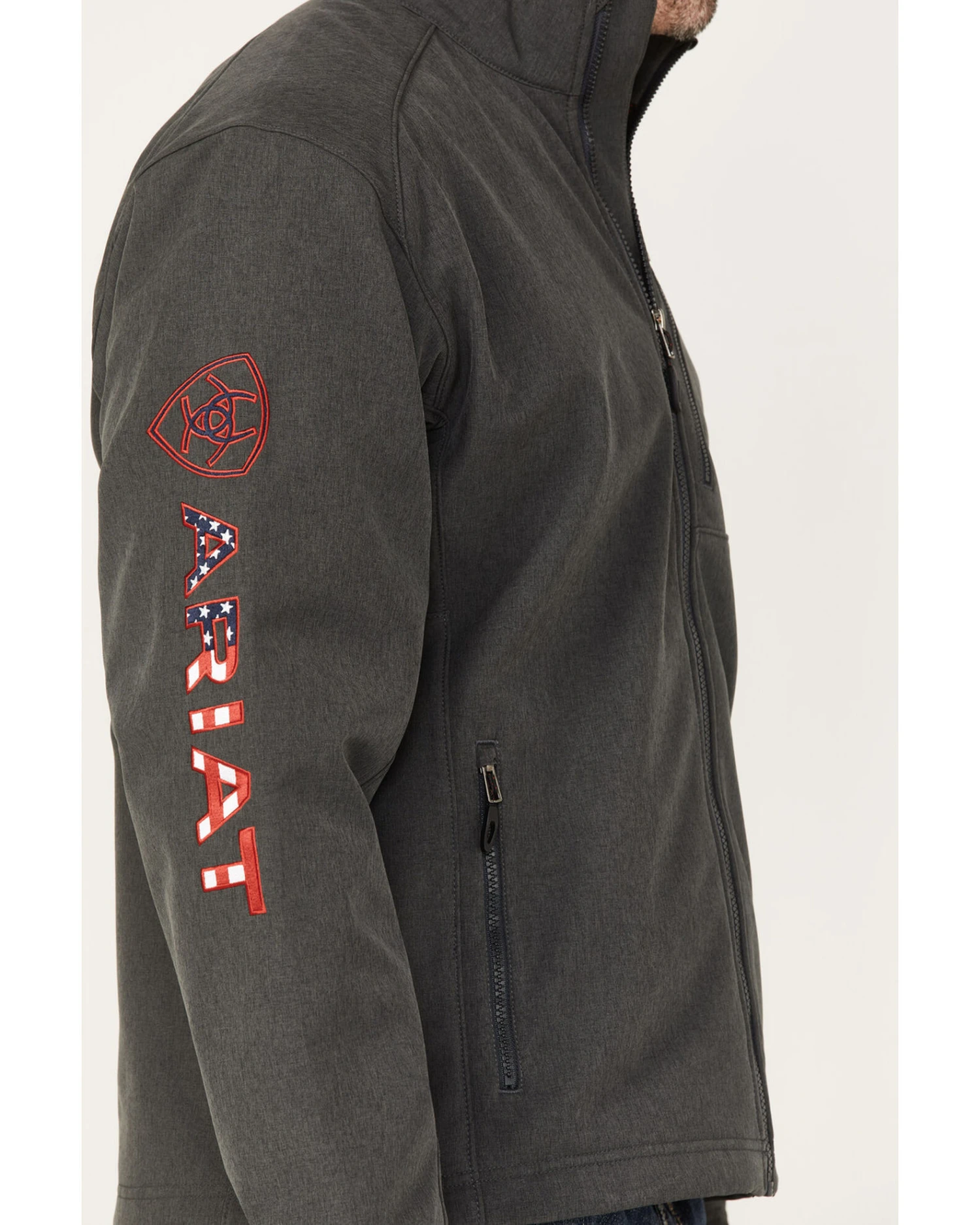 Ariat Men's Logo 2.0 Americana Softshell Jacket 3 Ariat Men's Logo 2.0 Americana Softshell Jacket - Image 3