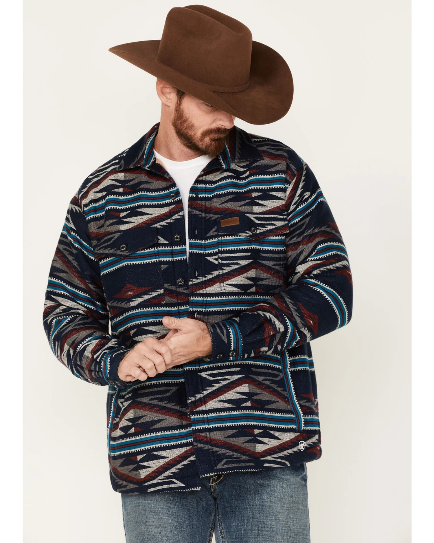 Ariat Men's Chimayo Southwestern Print Jacket 1 Ariat Men's Chimayo Southwestern Print Jacket