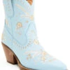 Dingo Women's Primrose Embroidered Leather Western Fashion Booties - Snip Toe 