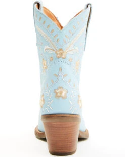 Dingo Women's Primrose Embroidered Leather Western Fashion Booties - Snip Toe  -Ariat Western Outlet Store 2000372314 400 P5