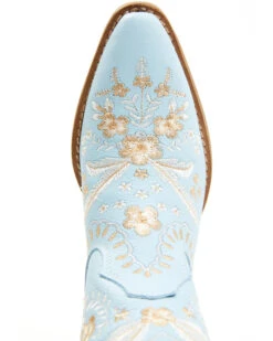 Dingo Women's Primrose Embroidered Leather Western Fashion Booties - Snip Toe  -Ariat Western Outlet Store 2000372314 400 P6