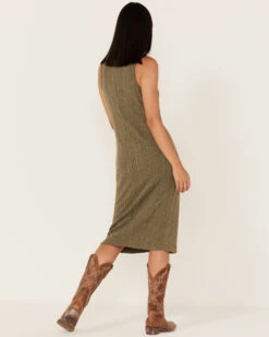 Cleo + Wolf Women's Ribbed Tank Midi Dress -Ariat Western Outlet Store 2000373299 370 P4