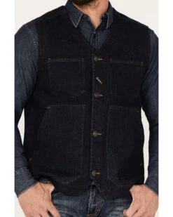 Blue Ranchwear Men's Duck Vest 6 Blue Ranchwear Men's Duck Vest -Ariat Western Outlet Store 2000373316 420 P3
