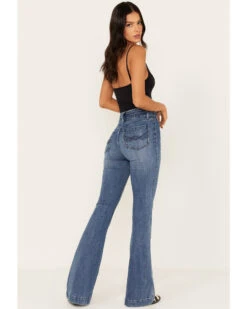 Idyllwind Women's Edge Hill Medium Wash High Rise Outlaw Flare Jeans 7 Idyllwind Women's Edge Hill Medium Wash High Rise Outlaw Flare Jeans -Ariat Western Outlet Store 2000373411 414 P4