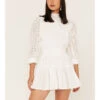 Maia Bergman Women's Nao Lace Tiered Mini Dress