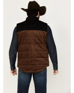Cody James Men's Waren Corduroy Puffer Vest -Ariat Western Outlet Store 2000373954 200 P4