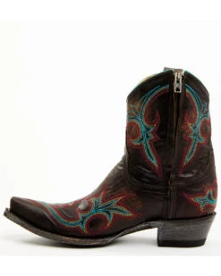 Old Gringo Women's Diego Short Embroidered Booties - Snip Toe -Ariat Western Outlet Store 2000374903 240 P3