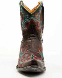 Old Gringo Women's Diego Short Embroidered Booties - Snip Toe -Ariat Western Outlet Store 2000374903 240 P4