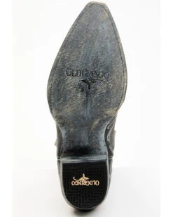 Old Gringo Women's Reinas La Catrina Skeleton & Floral Embroidered Tall Western Leather Boots - Snip Toe -Ariat Western Outlet Store 2000374907 944 P7