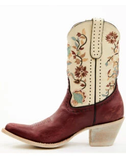 Yippee Ki Yay By Old Gringo Women's Bruni Floral Embroidered Studded Western Boots - Medium Toe -Ariat Western Outlet Store 2000374913 646 P3