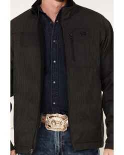Cinch Men's Solid Textured Concealed Carry Zip-Front Softshell Jacket  -Ariat Western Outlet Store 2000375171 201 P3