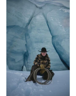 Cinch Men's Frontier Plaid Print Coat