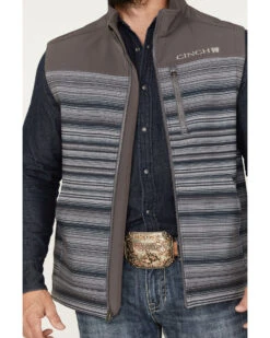 Cinch Men's Bonded Softshell Vest -Ariat Western Outlet Store 2000375211 020 P3