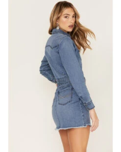 Idyllwind Women's Medium Wash Belted Western Denim Dress -Ariat Western Outlet Store 2000375742 400 P4