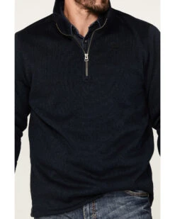 Cinch Men's Solid Sweater Knit 1/4 Zip Front Pullover  -Ariat Western Outlet Store 2000376675 410 P3