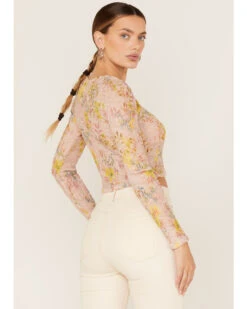 Free People Women's Angelina Floral Print Crop Top -Ariat Western Outlet Store 2000376774 680 P4