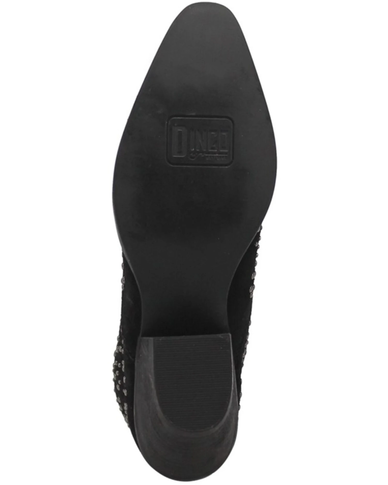 Dingo Women's Denim N Diamonds Studded Western Fashion Booties - Round Toe 7 Dingo Women's Denim N Diamonds Studded Western Fashion Booties - Round Toe - Image 7