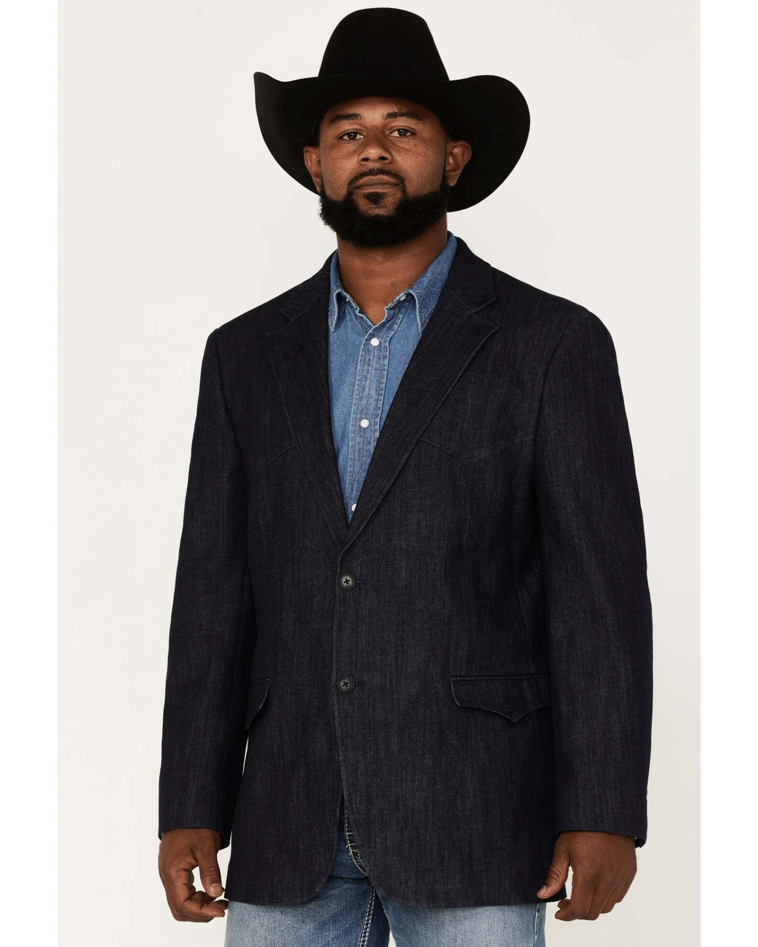 Cody James Men's Kentucky Denim Blazer 2 Cody James Men's Kentucky Denim Blazer - Image 2