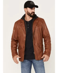 Mauritius Men's Leather Blazer