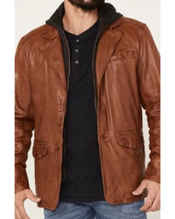 Mauritius Men's Leather Blazer -Ariat Western Outlet Store 2000378157 235 P3