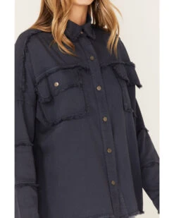 Revel Women's Rock & Roll Embroidered Long Sleeve Shacket  -Ariat Western Outlet Store 2000378790 410 P3