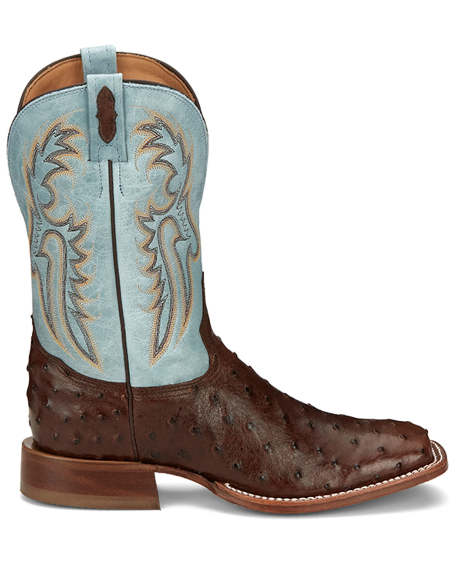 Tony Lama Men's Castillo Exotic Ostrich Western Boots - Broad Square Toe 2 Tony Lama Men's Castillo Exotic Ostrich Western Boots - Broad Square Toe - Image 2