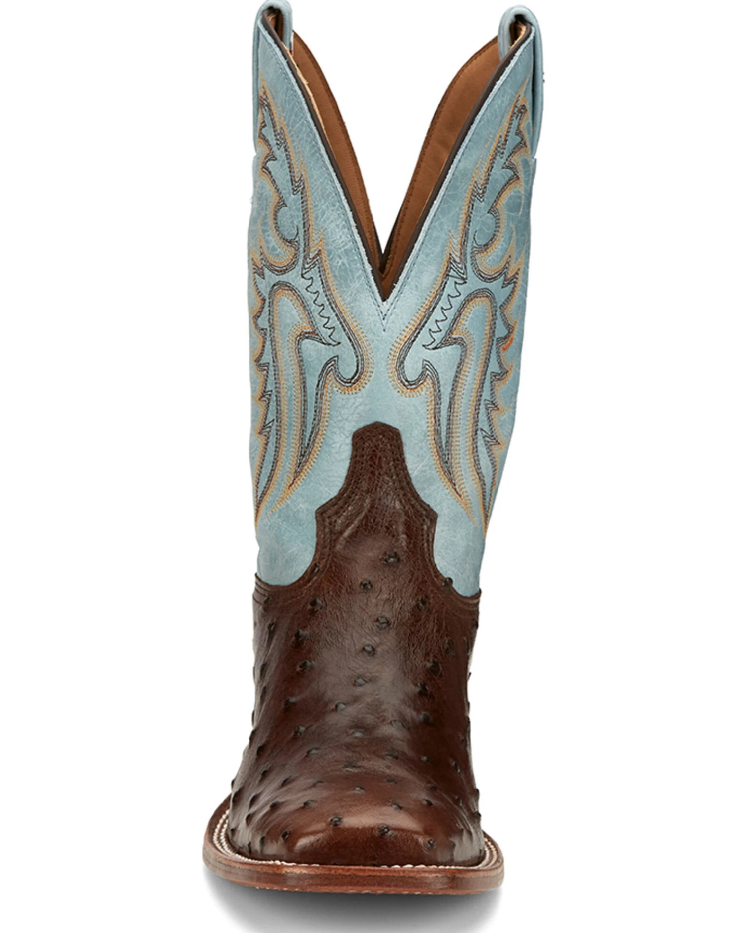 Tony Lama Men's Castillo Exotic Ostrich Western Boots - Broad Square Toe 4 Tony Lama Men's Castillo Exotic Ostrich Western Boots - Broad Square Toe - Image 4