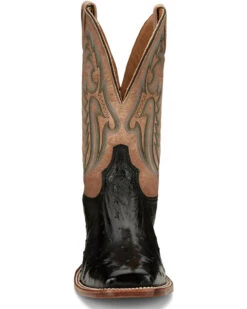 Tony Lama Men's Castillo Full Quill Ostrich Exotic Western Boots - Broad Square Toe -Ariat Western Outlet Store 2000379339 001 P4