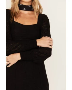 Idyllwind Women's Dallas Smocked Lace Crop Top -Ariat Western Outlet Store 2000380684 001 P3