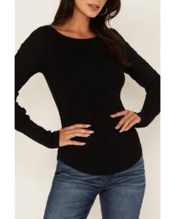 Free People Women's Daisy Chain Cuff Knit Long Sleeve Top -Ariat Western Outlet Store 2000381036 001 P3