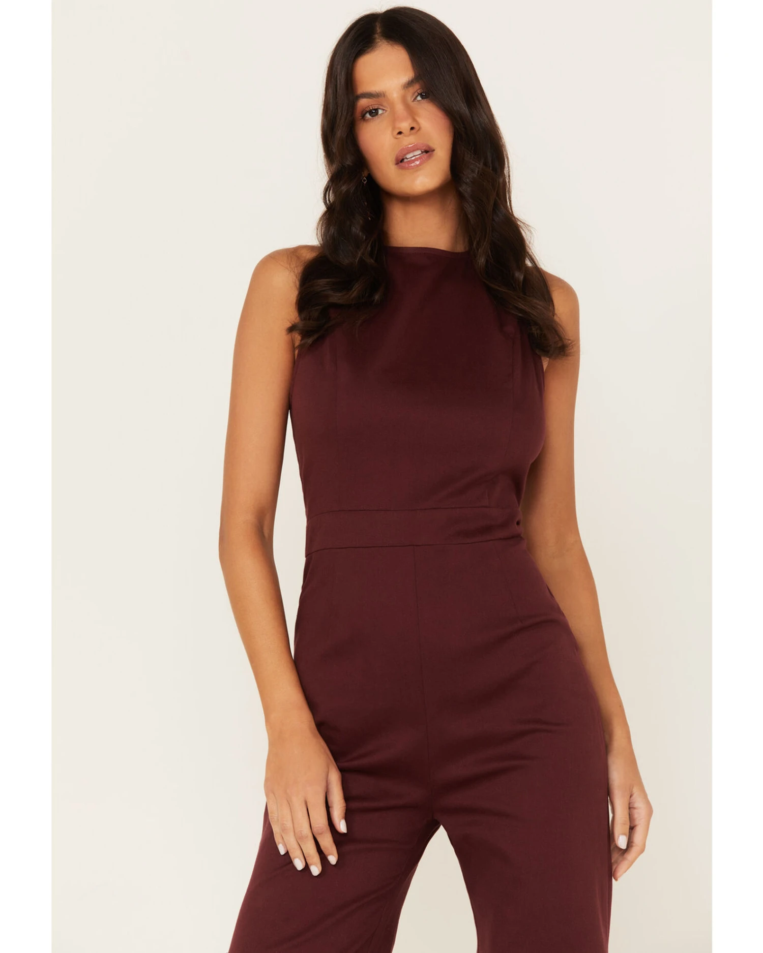 Flying Tomato Women's Wide Leg Tank Jumpsuit 2 Flying Tomato Women's Wide Leg Tank Jumpsuit - Image 2