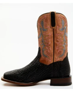 Dan Post Men's Exotic Shark Western Boots - Broad Square Toe -Ariat Western Outlet Store 2000381794 001 P3