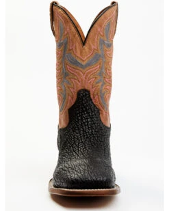 Dan Post Men's Exotic Shark Western Boots - Broad Square Toe -Ariat Western Outlet Store 2000381794 001 P4