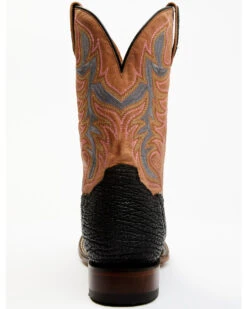 Dan Post Men's Exotic Shark Western Boots - Broad Square Toe -Ariat Western Outlet Store 2000381794 001 P5