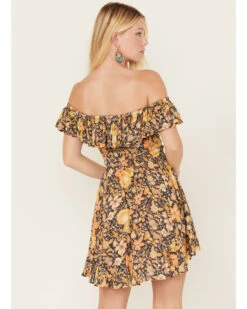 Spell Women's Hibiscus Lane Off-Shoulder Sun Dress -Ariat Western Outlet Store 2000381812 001 P4