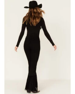 Idyllwind Women's Fringe & Embellished High Risin' Stretch Flare Jeans -Ariat Western Outlet Store 2000382098 001 P3