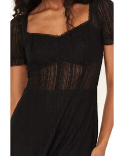 Beyond The Radar Women's Cap Sleeve Lace Dress -Ariat Western Outlet Store 2000382217 001 P3