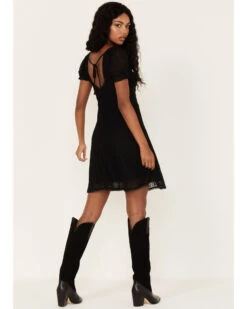 Beyond The Radar Women's Cap Sleeve Lace Dress -Ariat Western Outlet Store 2000382217 001 P4