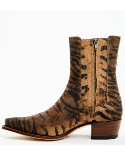 Sendra Women's Tiger Print Western Booties - Snip Toe 9 Sendra Women's Tiger Print Western Booties - Snip Toe -Ariat Western Outlet Store 2000382417 200 P3