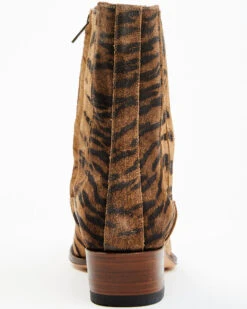 Sendra Women's Tiger Print Western Booties - Snip Toe 11 Sendra Women's Tiger Print Western Booties - Snip Toe -Ariat Western Outlet Store 2000382417 200 P5