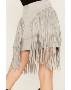 Wonderwest Women's Suede Fringe Mini Skirt -Ariat Western Outlet Store 2000382475 020 P4