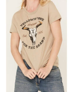 Changes Women's Yellowstone Dutton Ranch Short Sleeve Graphic Tee -Ariat Western Outlet Store 2000382605 103 P3