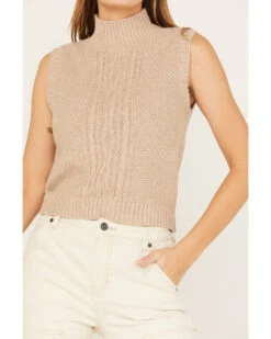 Cleo + Wolf Women's Mock Neck Cropped Tank -Ariat Western Outlet Store 2000382941 295 P3