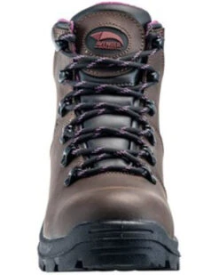 Avenger Women's Builder Mid 6" Lace-Up Waterproof Hiking Work Boot - Steel Toe -Ariat Western Outlet Store 2000383109 200 P4