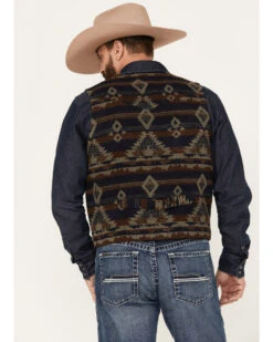 Cody James Men's Dakota Southwestern Jacquard Vest -Ariat Western Outlet Store 2000383181 200 P4