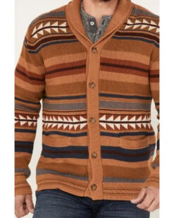 Pendleton Men's Medicine Bow Cardigan Sweater -Ariat Western Outlet Store 2000383566 200 P3